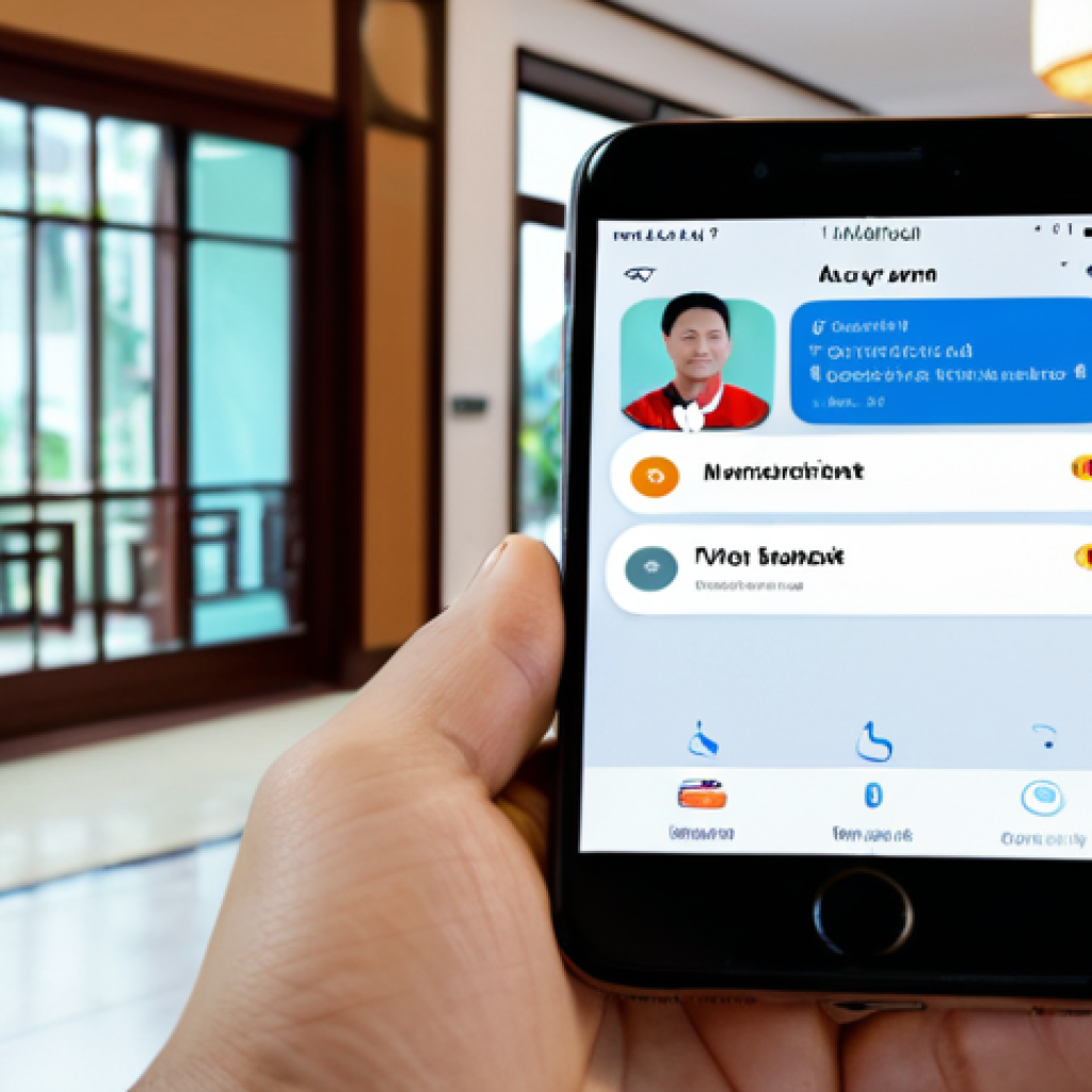 AI Chatbot for Customer Service**

"A friendly, approachable AI chatbot interface on a smartphone screen, displayed in a modern Vietnamese home setting. The chatbot is assisting a customer with a banking inquiry in Vietnamese, with options for account information and fund transfers clearly visible. The background shows a comfortable living room with traditional Vietnamese decor. Safe for work, appropriate content, fully clothed, professional, perfect anatomy, natural proportions, high quality."

**