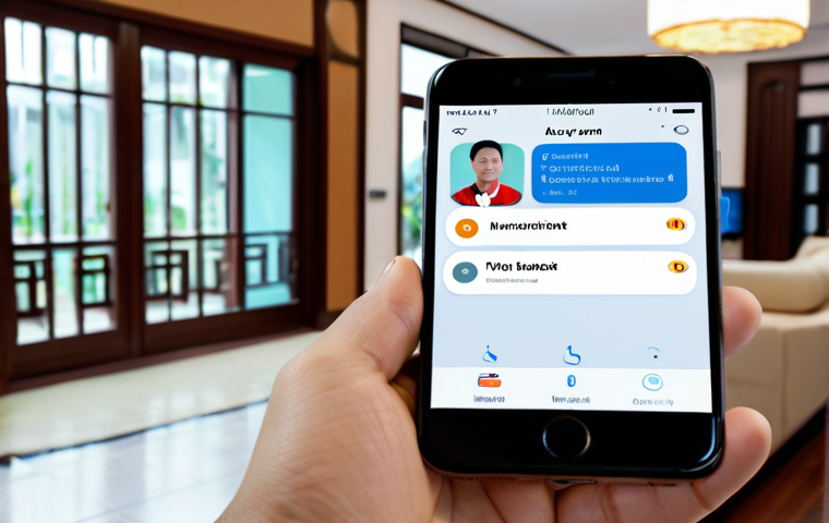 AI Chatbot for Customer Service**

"A friendly, approachable AI chatbot interface on a smartphone screen, displayed in a modern Vietnamese home setting. The chatbot is assisting a customer with a banking inquiry in Vietnamese, with options for account information and fund transfers clearly visible. The background shows a comfortable living room with traditional Vietnamese decor. Safe for work, appropriate content, fully clothed, professional, perfect anatomy, natural proportions, high quality."

**